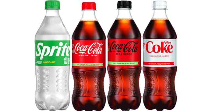 Assorted Coca Cola Bottles